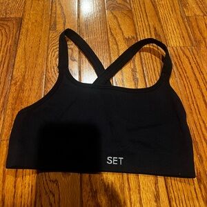 Set Active sports bra xsmall black